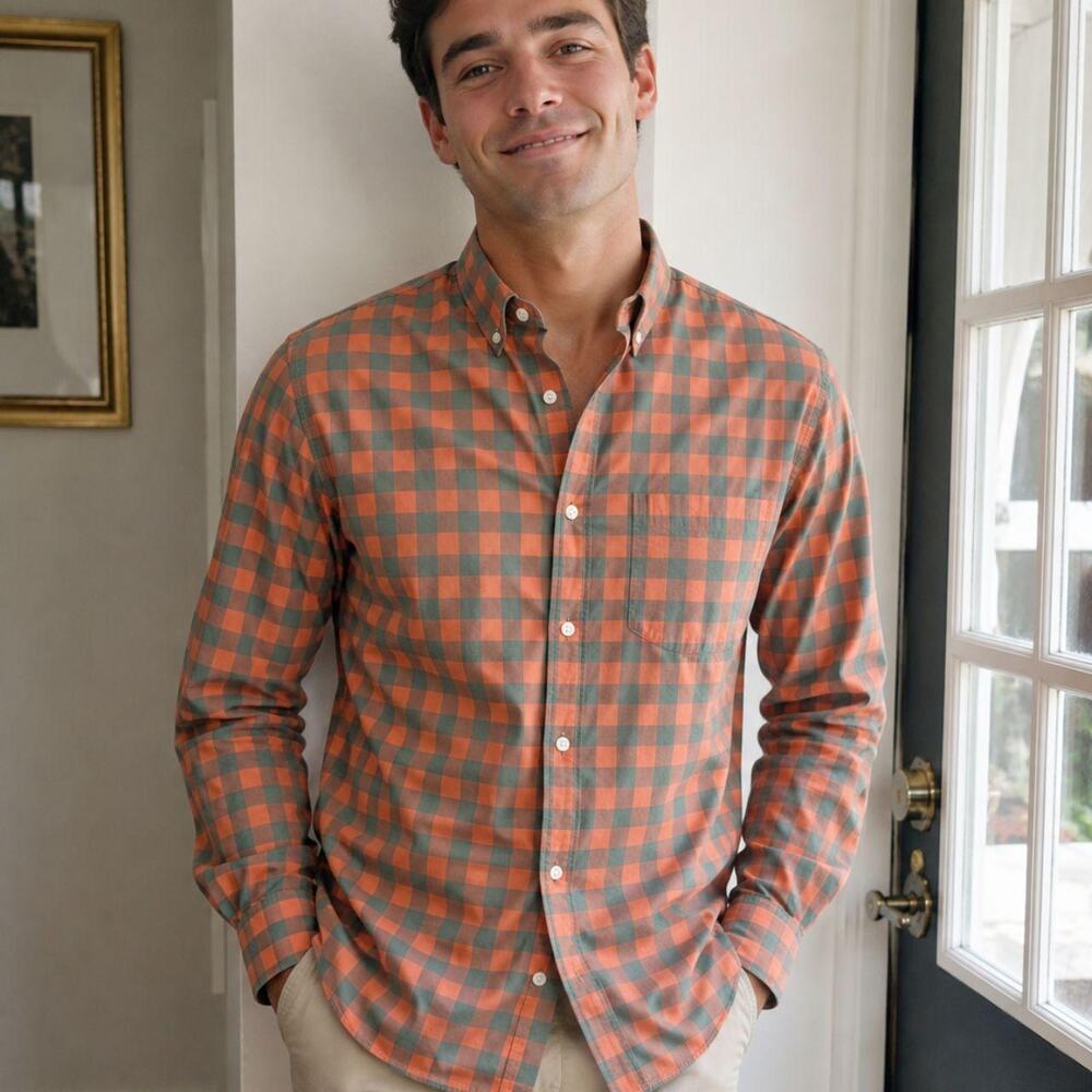 Jcrew mens medium pink blue